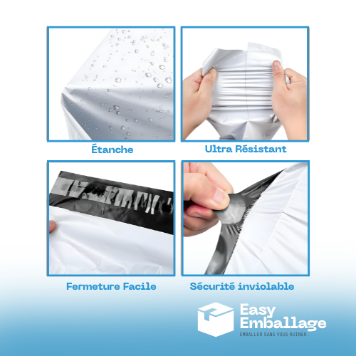 Mix Pochettes expéditions - 300 pièces - 100 M / 100 L / 100 XL